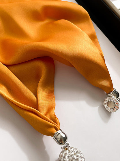Solid Color Simple Scarf