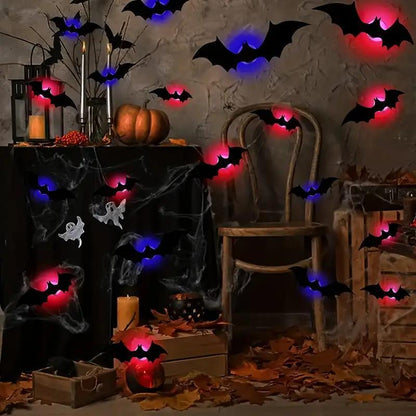 🎉 Essential Spooky Decor for Halloween 🎉Halloween Bat 3D Black 3D Bat Sticker Halloween