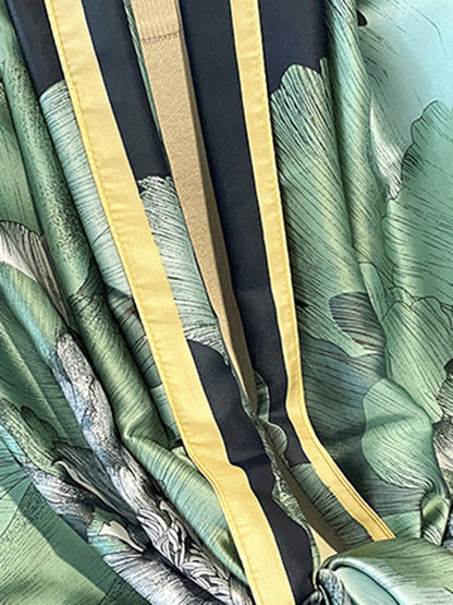 Sun protection Flower Print Shawl&Scarf