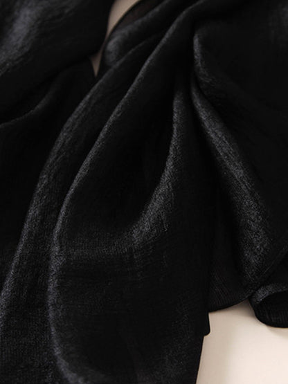 Sun protection Solid Color Keep Warm Wrap Scarf