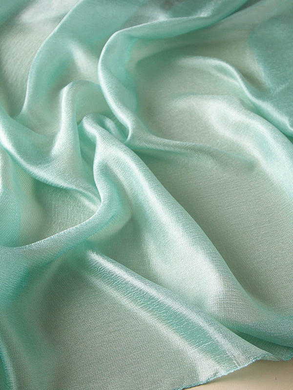 Sun protection Solid Color Keep Warm Wrap Scarf