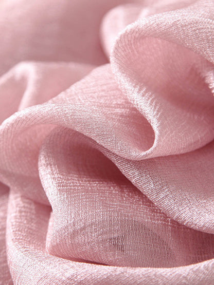 Sun protection Solid Color Keep Warm Wrap Scarf