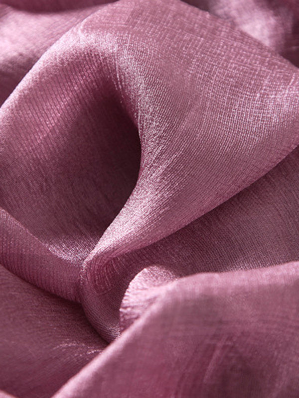 Sun protection Solid Color Keep Warm Wrap Scarf