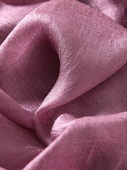 Sun protection Solid Color Keep Warm Wrap Scarf