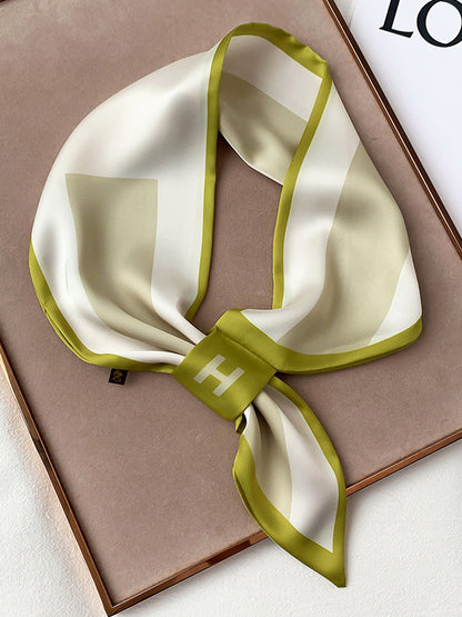 Urban Silk Imitation Letter Print Printed Scarf