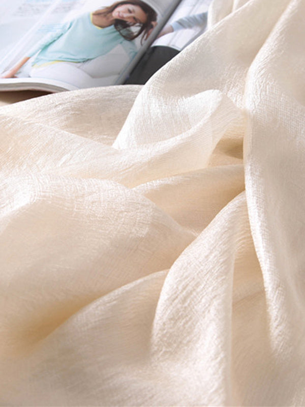Sun protection Solid Color Keep Warm Wrap Scarf